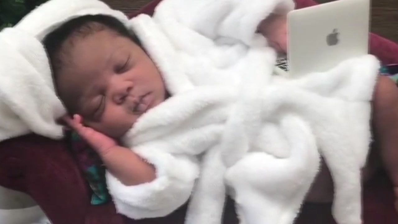ADORABLE: Photo shoot of baby sleep after a 'long day at work' goes viral