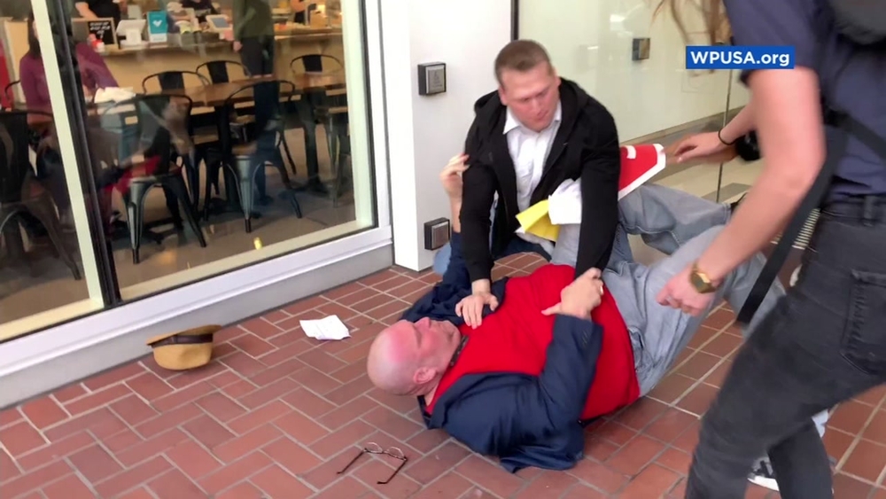 Video shows moment Uber driver was tackled to ground during SF protest