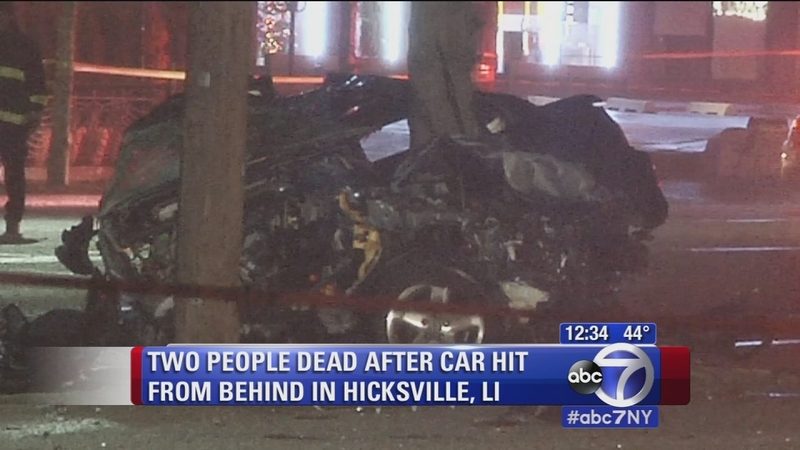 Horrific Crash Kills 2 Leaves 2 Hurt In Hicksville Abc7 New York