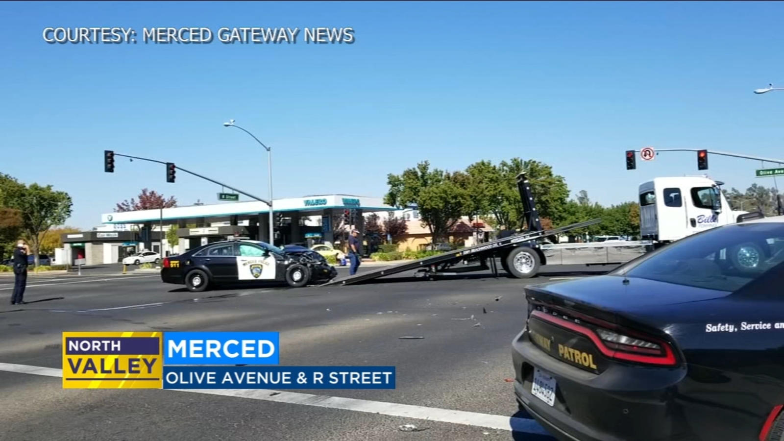 Merced police officer involved in car crash - ABC30 Fresno