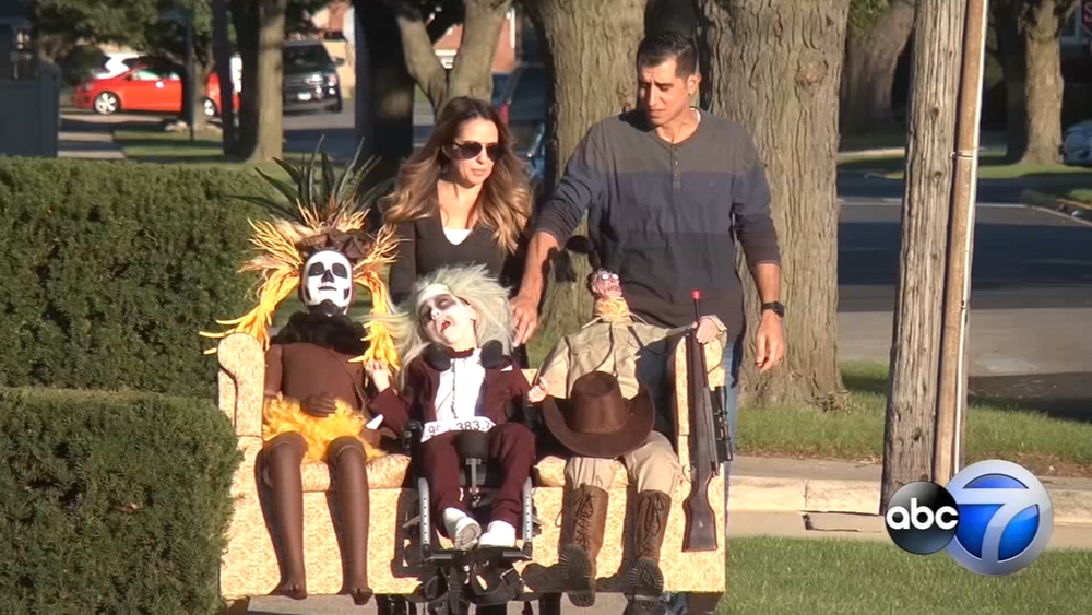 Melrose Park boy dresses up as 'Beetlejuice' for Halloween