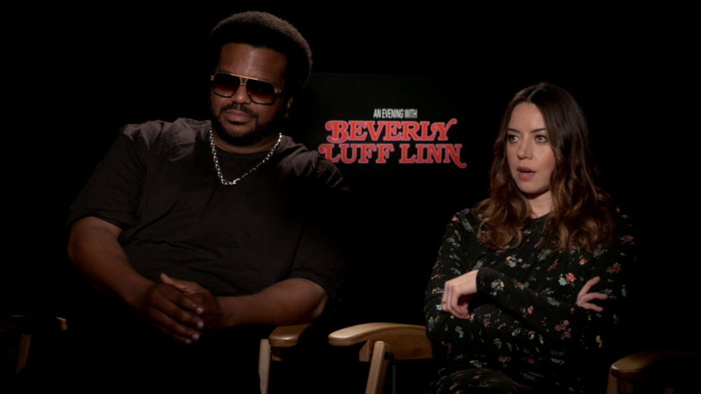 Robinson, Plaza star in comedy 'An Evening with Beverly Luff Linn'