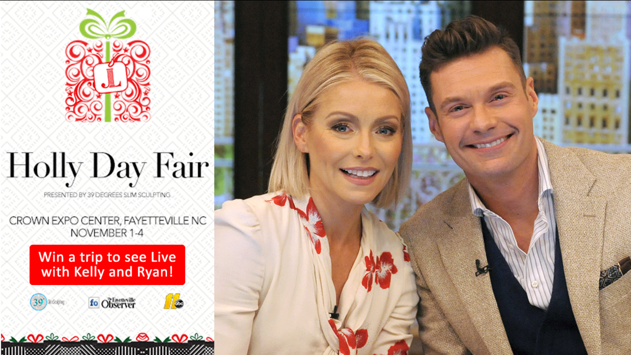 Junior League of Fayetteville Holly Day Fair Live with Kelly and Ryan