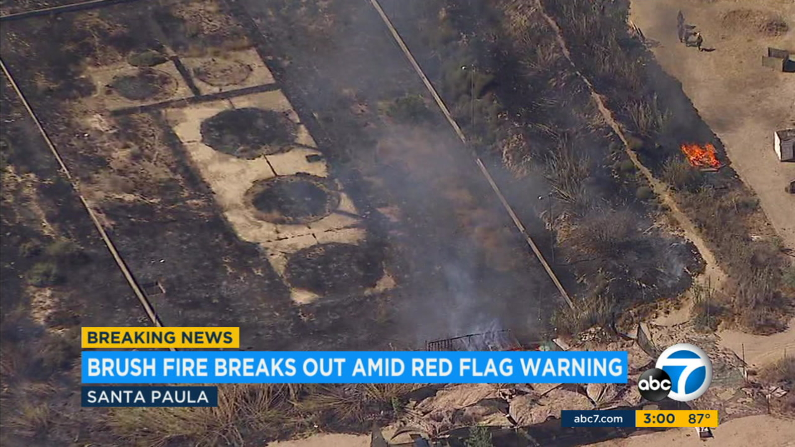 Red flag warning takes effect as small brush fires erupt in Malibu ...