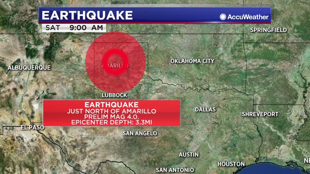 Earthquake shakes Texas panhandle