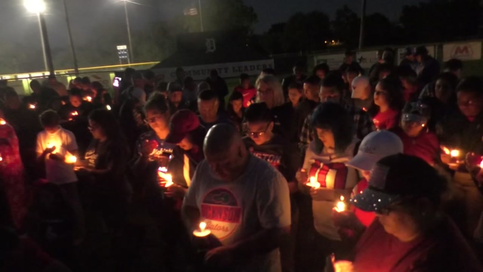 Candlelight vigil honors Dickinson Little League coach killed in hit