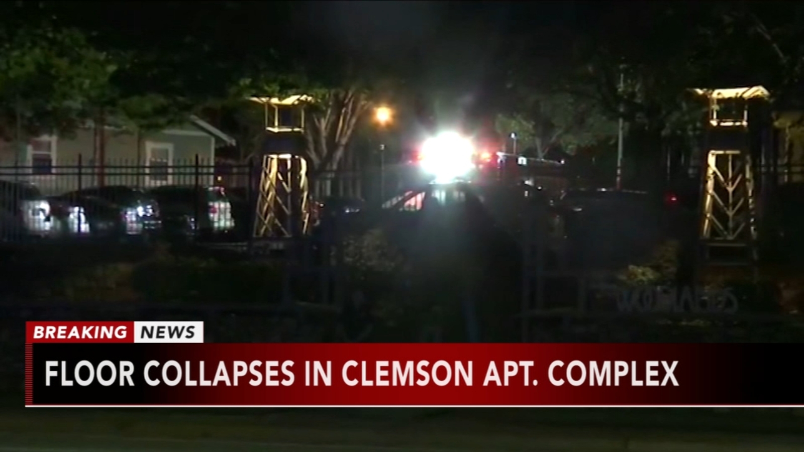 30 injured when floor collapses during party at Clemson ABC13 Houston