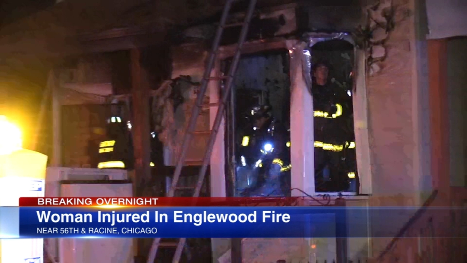 Woman trapped by Englewood fire critically injured - ABC7 Chicago