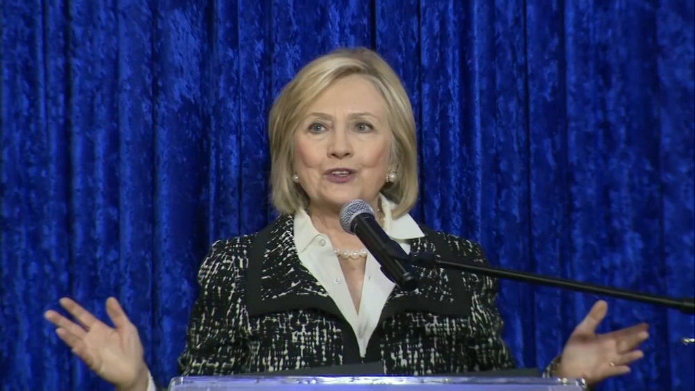 Hillary Clinton discusses suspicious package sent to home