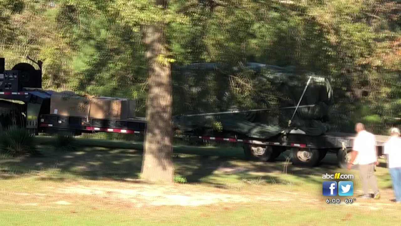 Military plane dropped a Humvee prematurely over a neighborhood in Harnett County
