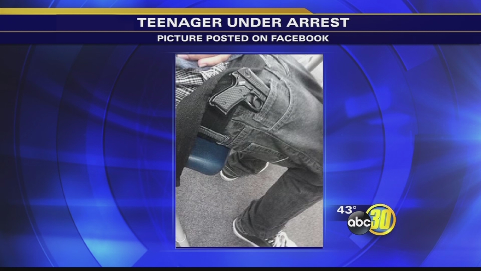Fresno student takes 'gun' to school, posts photo on Facebook ABC13