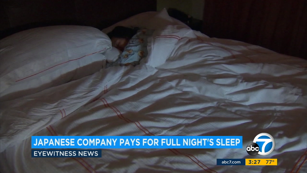 Japanese company pays employees to get full night's sleep