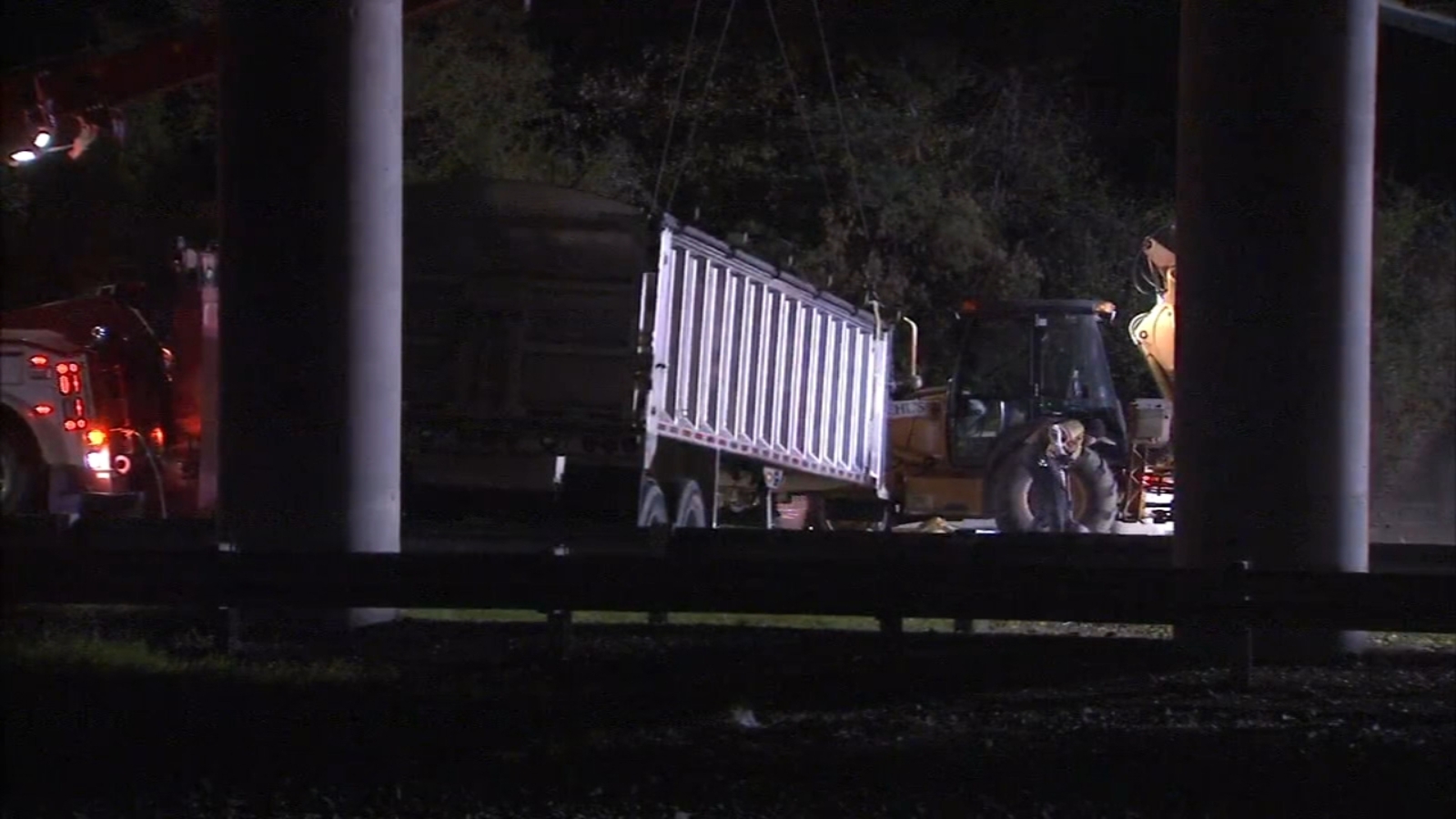 Crash At R555 Rt. 55 in Gloucester County reopens after overturned truck - 6abc ...