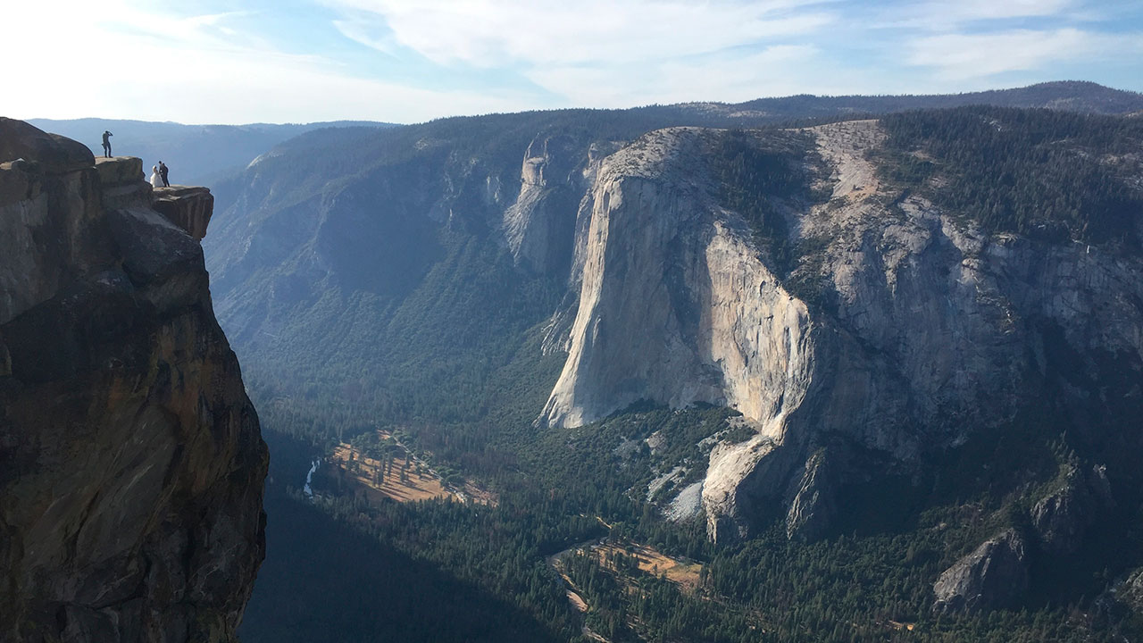 Yosemite Park Rangers recover two bodies from a fall at Taft Point