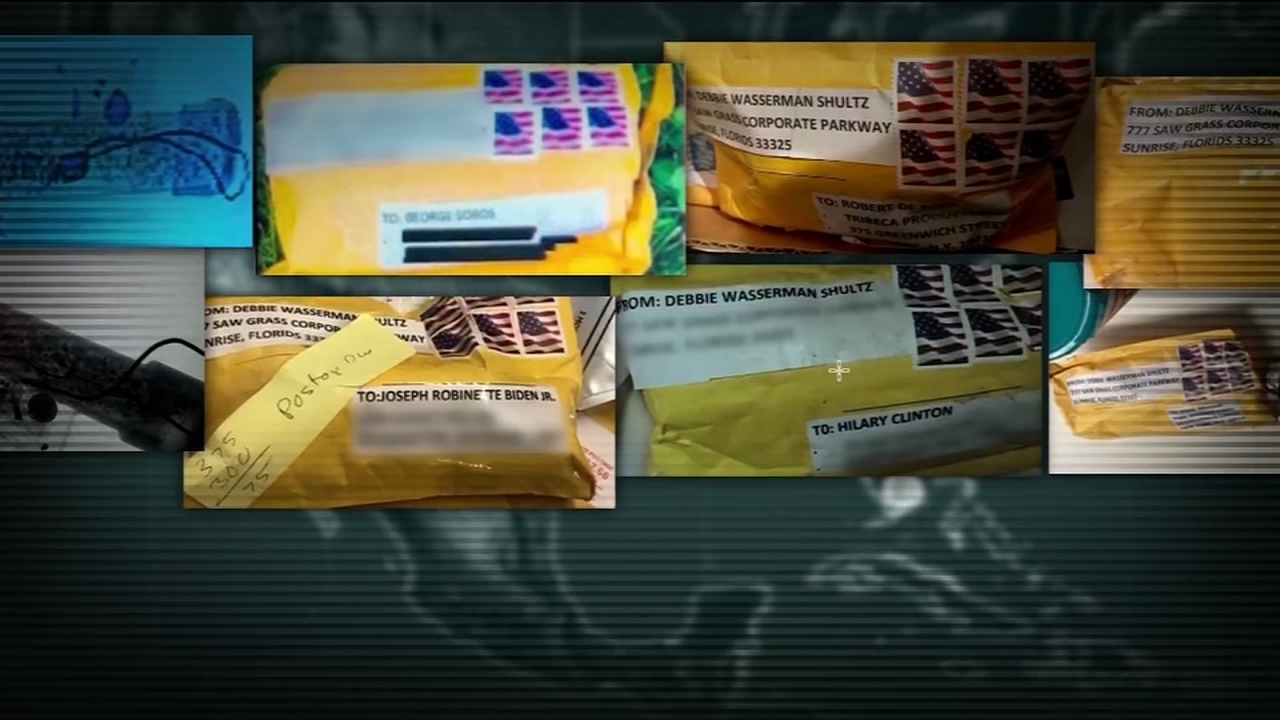 Investigators search for person who sent mail bombs, motive