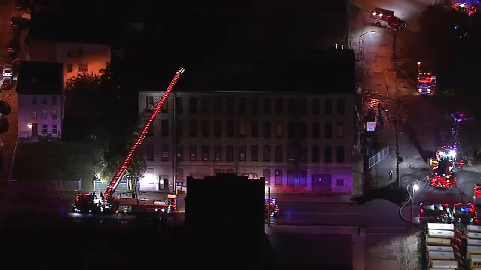 2-alarm fire burns through commercial building in Paterson, New Jersey ...