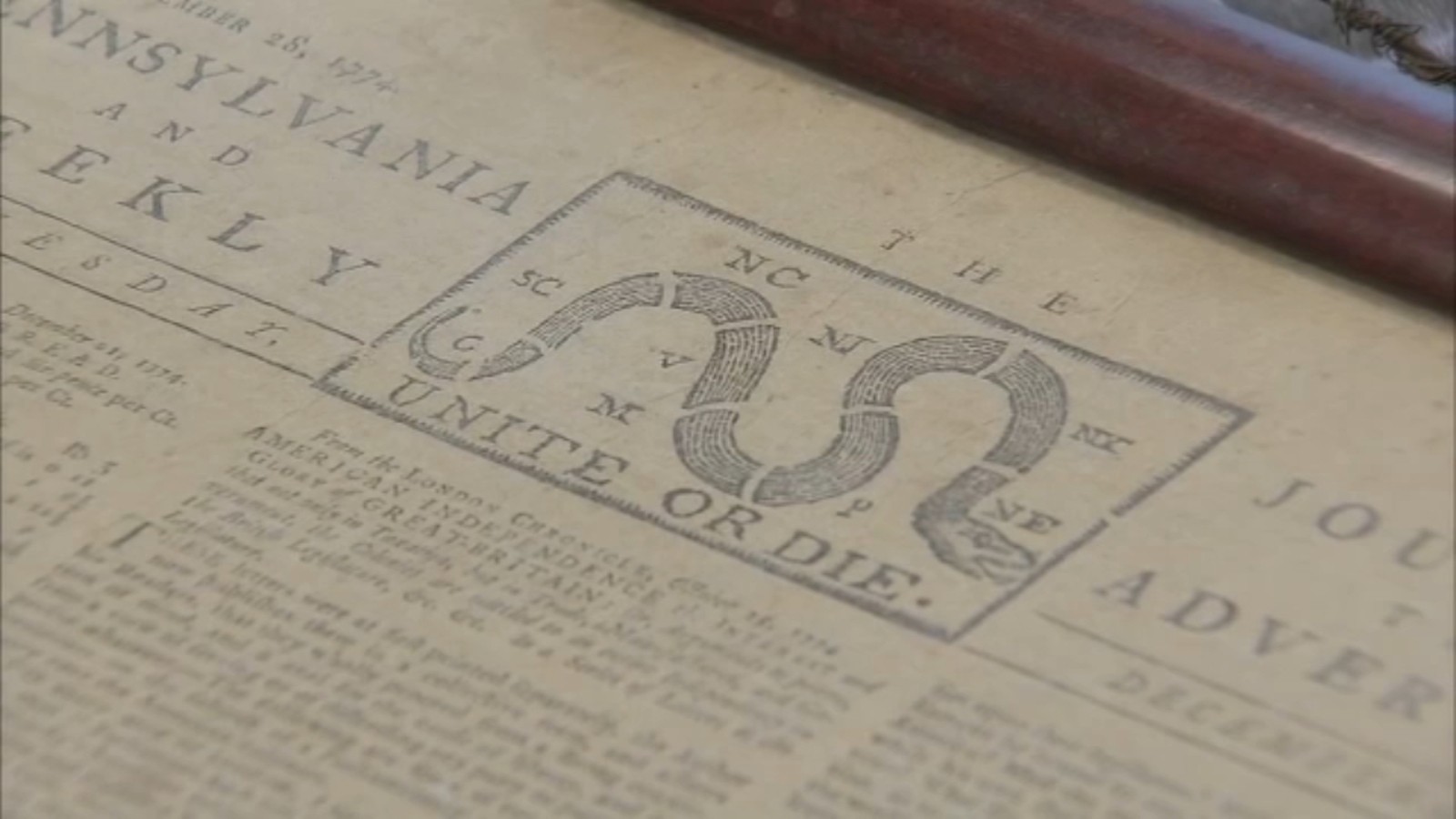 Goodwill workers in NJ find original 1774 'rebel' newspaper 6abc
