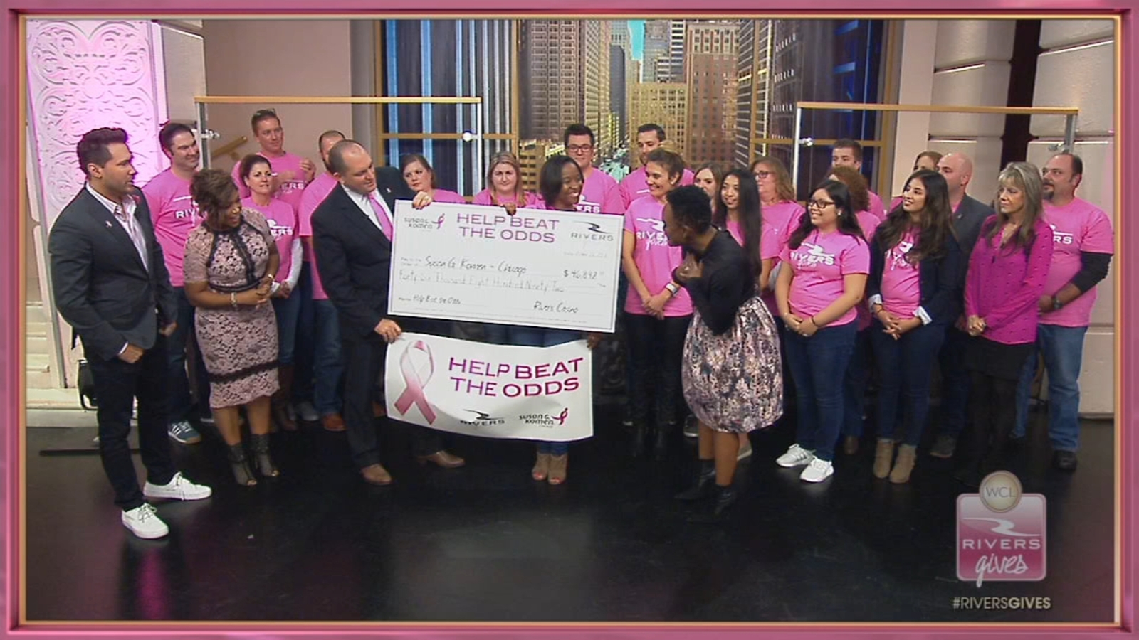 Rivers Casino presents Susan G. Komen Chicago with 46K donation ABC7