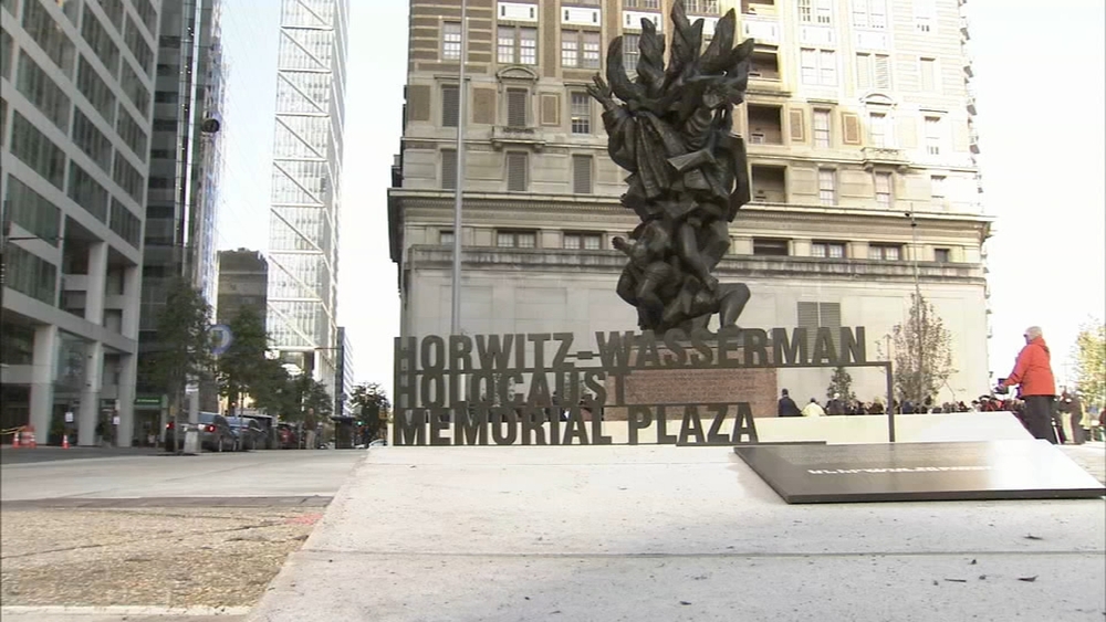 Holocaust Memorial Plaza opens up on the Benjamin Franklin Parkway