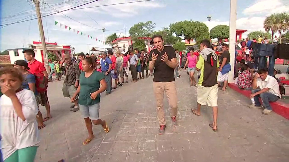 Art Rascon reports from Tapanatepec, Mexico on the migrant caravan.