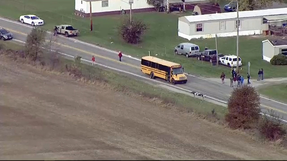 3 children fatally struck, 1 injured at school bus stop in Indiana