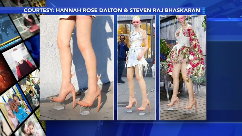 Creepy 'skin' high heels selling for $10,000
