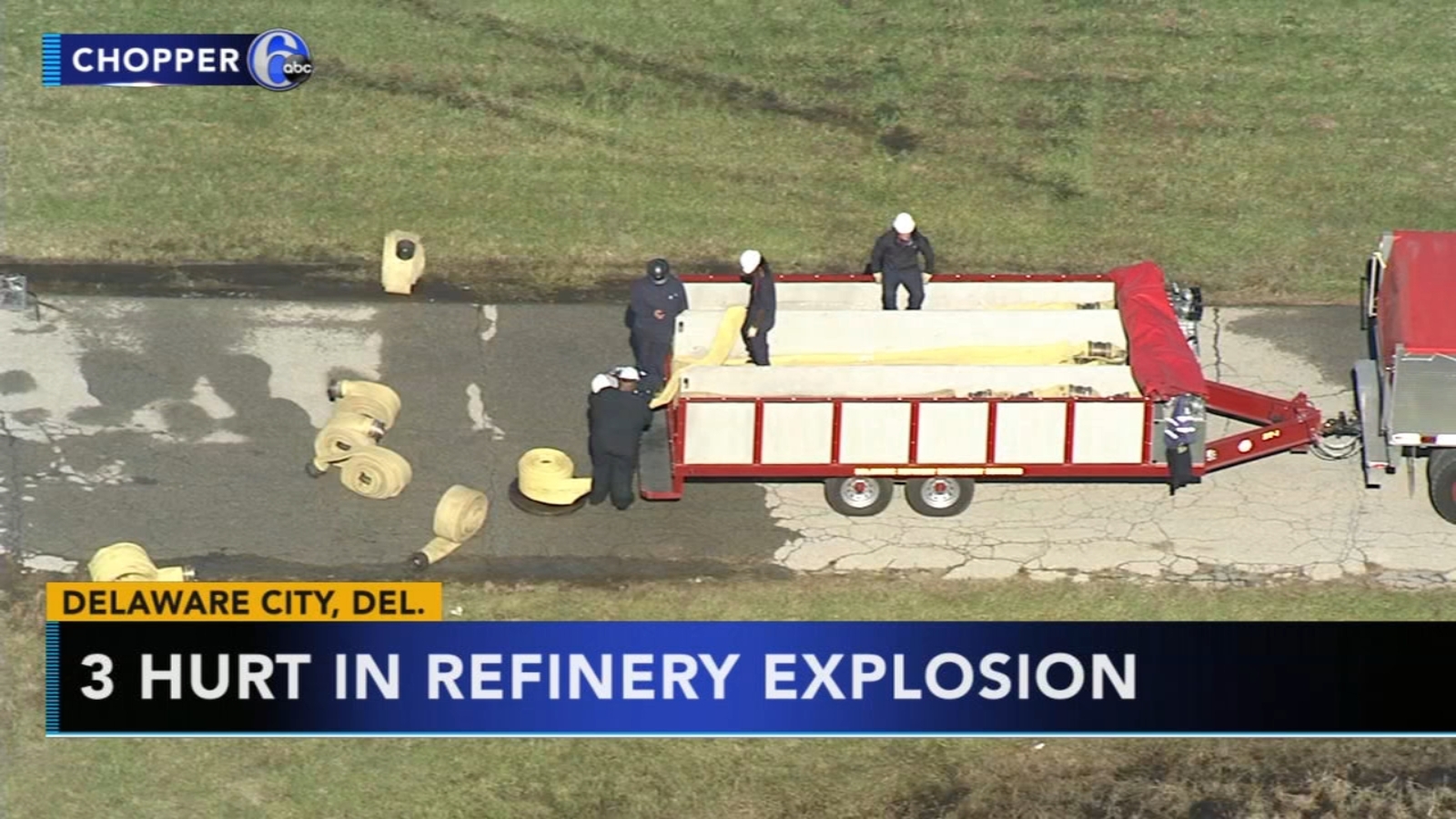 3 workers hurt in industrial accident in Delaware City 6abc Philadelphia