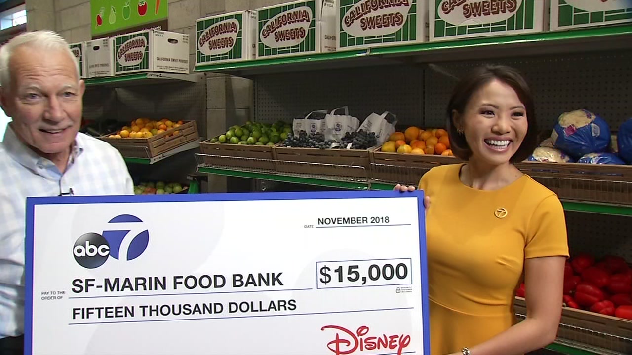 ABC7, Disney give $15,000 to San Francisco-Marin Food Bank