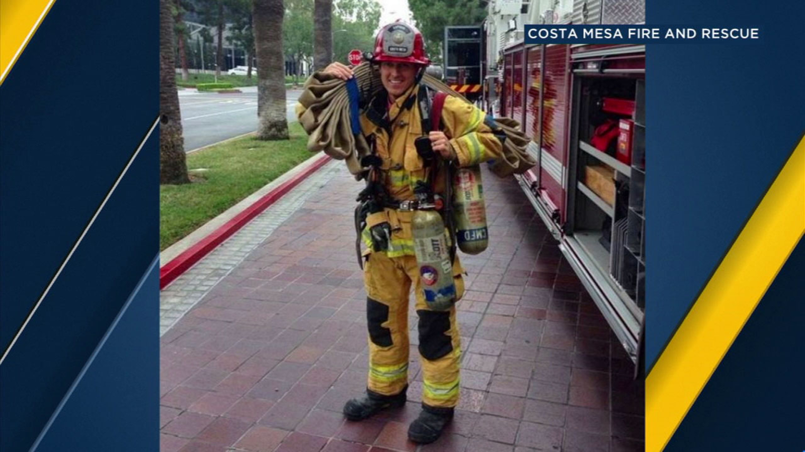Costa Mesa fire captain in critical condition after being struck by
