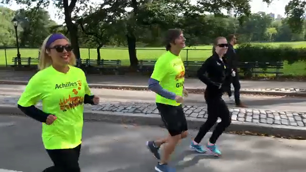Runners with special challenges