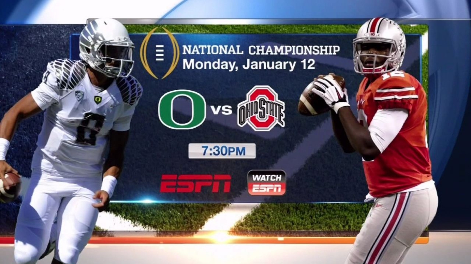 First College Football National Championship to air First College Football National Championship to air