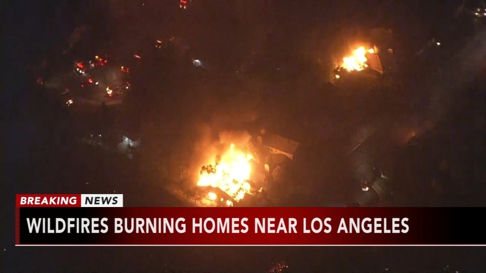 Southern California fires force evacuation of 1,000 homes