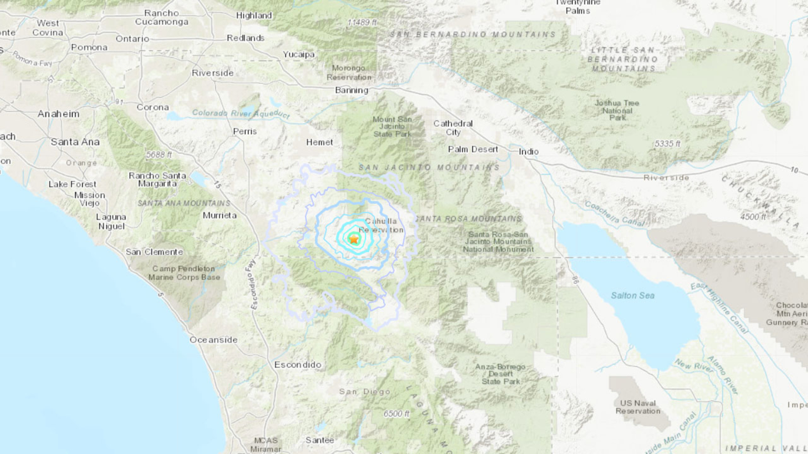 Multiple earthquakes strike Riverside County's Aguanga area ABC7 Los
