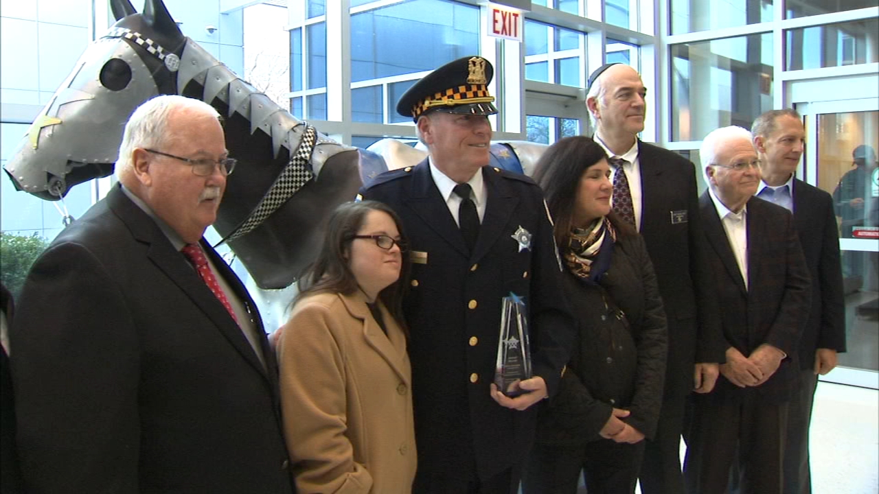CPD officer honored for capturing suspect in Chinatown attack on 91-year-old man