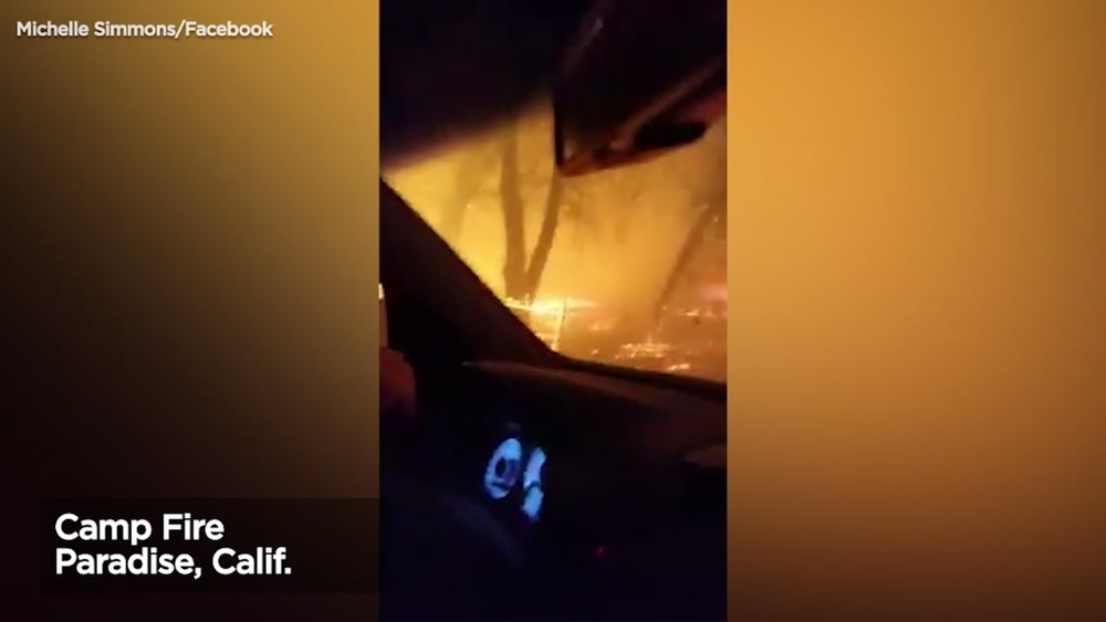 Terrifying video shows family's escape from Camp Fire in Paradise