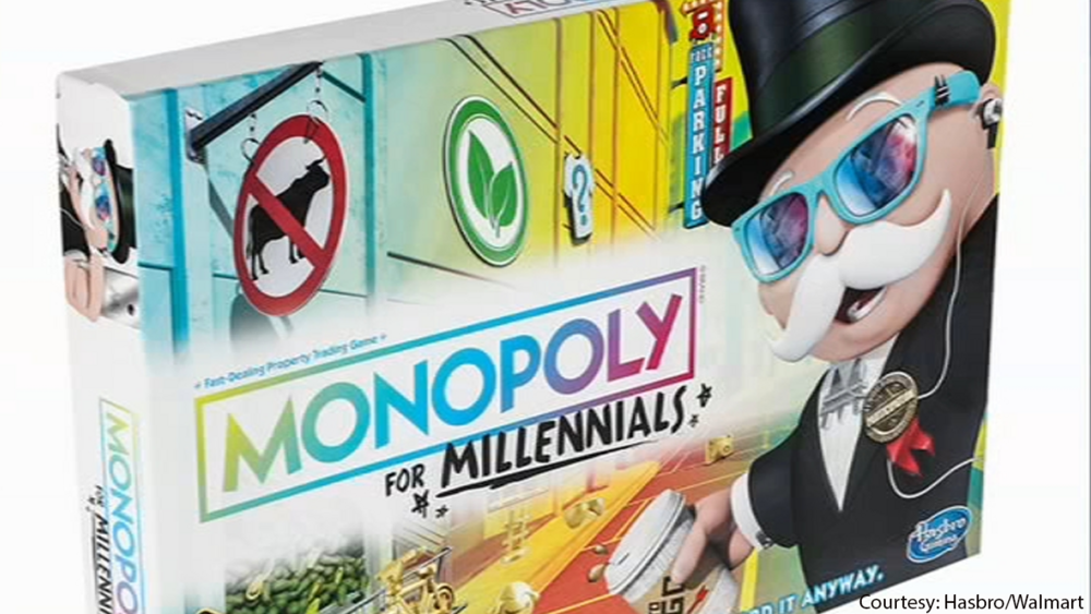 Hasbro introduces 'Monopoly for Millennials'