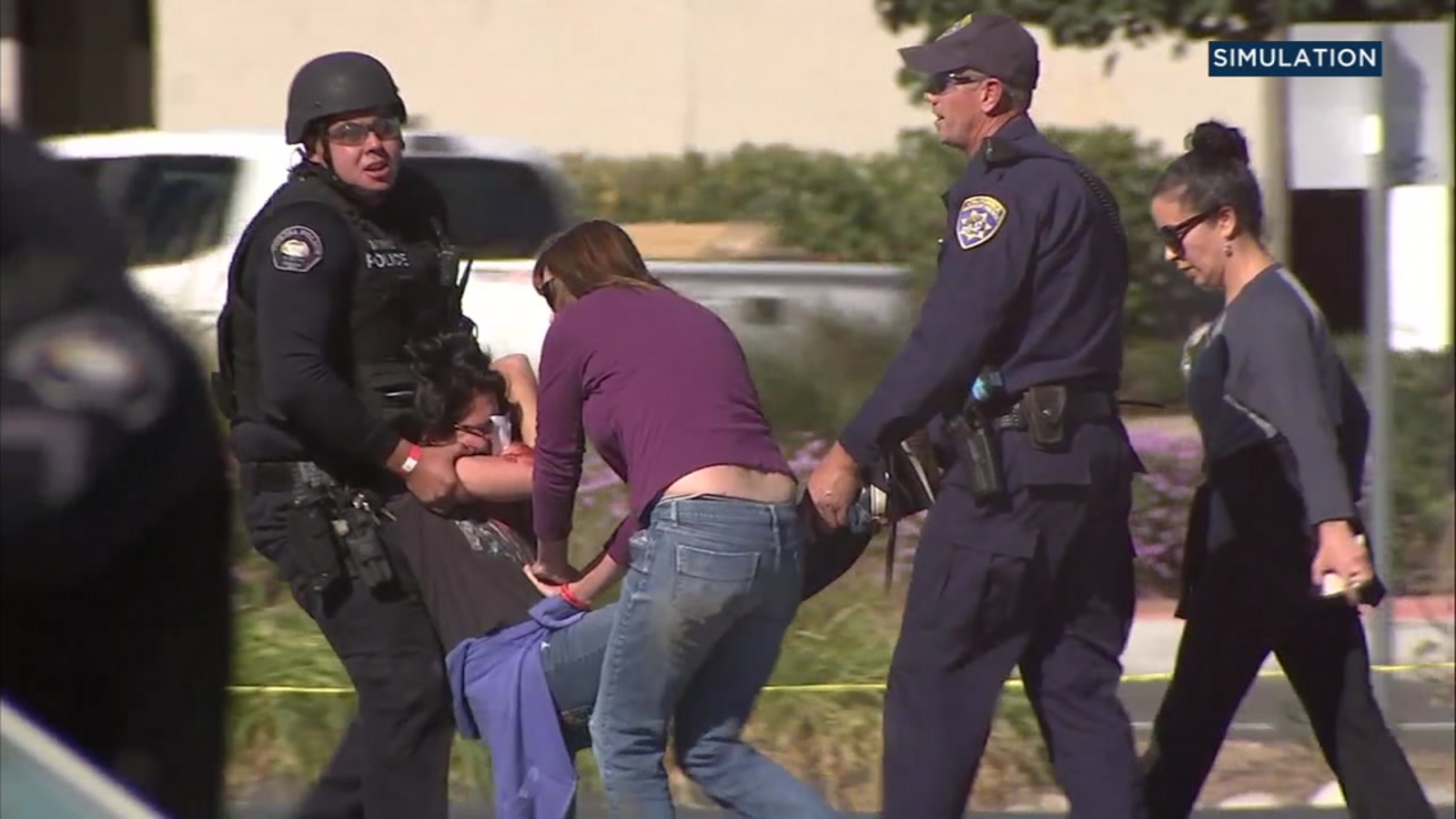 Large-scale active shooter drill held in Riverside - ABC7 Los Angeles