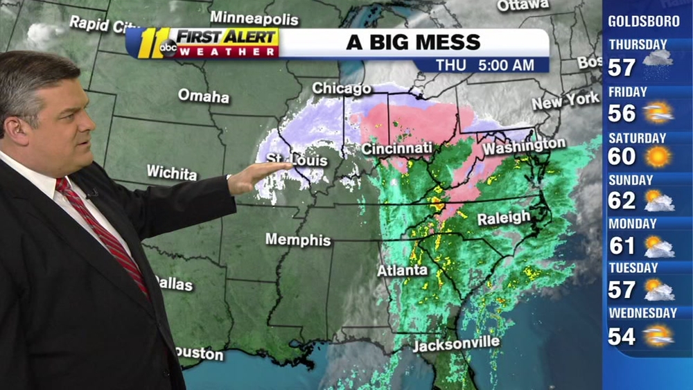 Triangle seeing sleet Thursday is 'unlikely,' Big Weather says