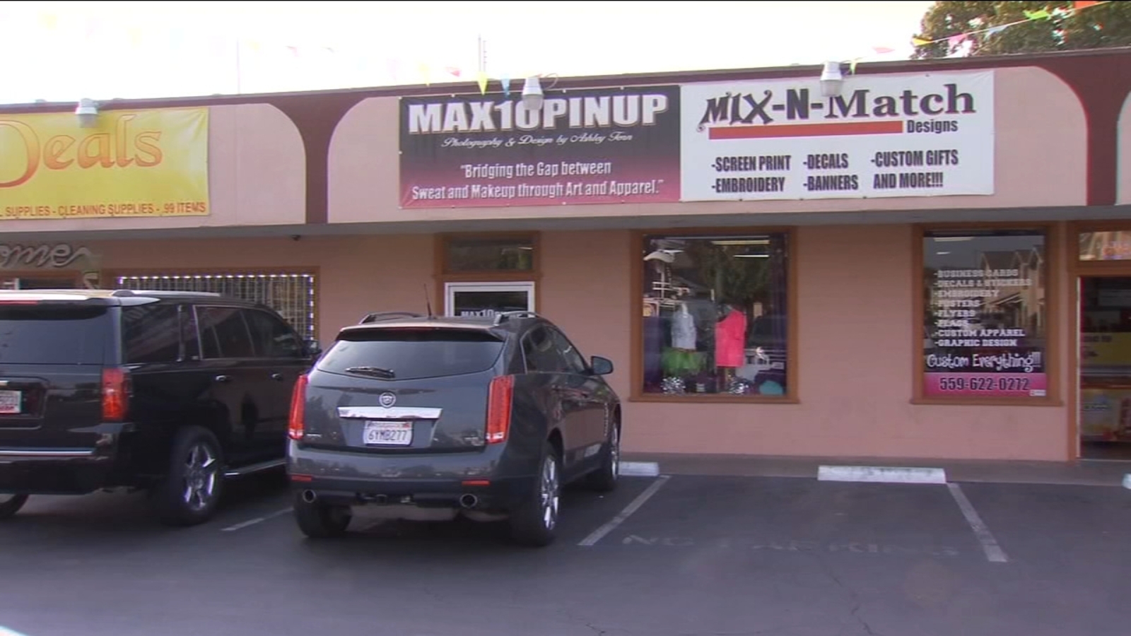 Visalia screen printing store broken into via roof for second time