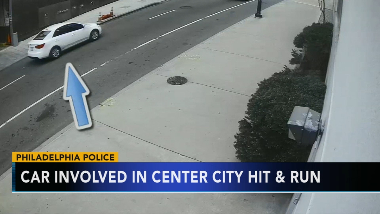 Search for car involved in Center City hit & run