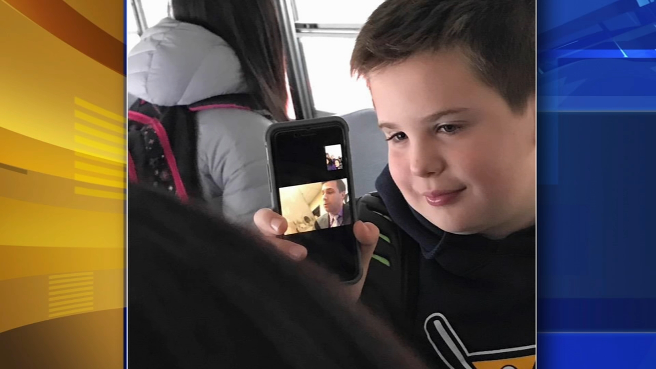 Lower Moreland principal reads via FaceTime to kids stuck on bus