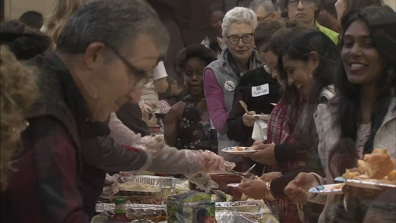 Refugees gather in Society Hill to celebrate their first Thanksgiving in America