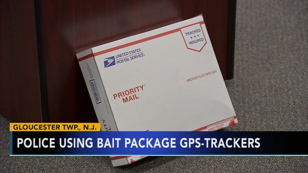 Gloucester Twp. police using bait package GPS-trackers