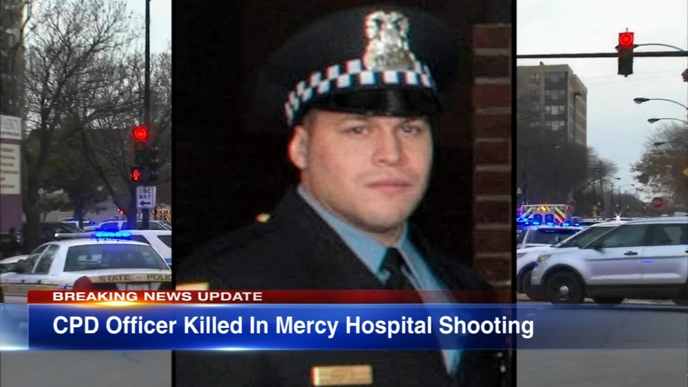 Chicago mourning officer killed in Mercy Hospital shooting