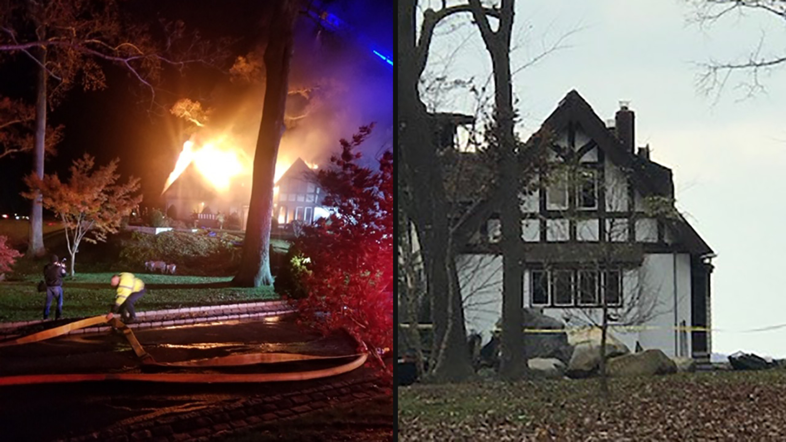 Elderly man dies in house fire on Centre Island - ABC7 New York