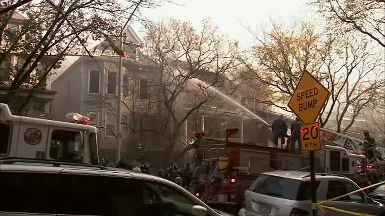 Families displaced by fire in the Bronx