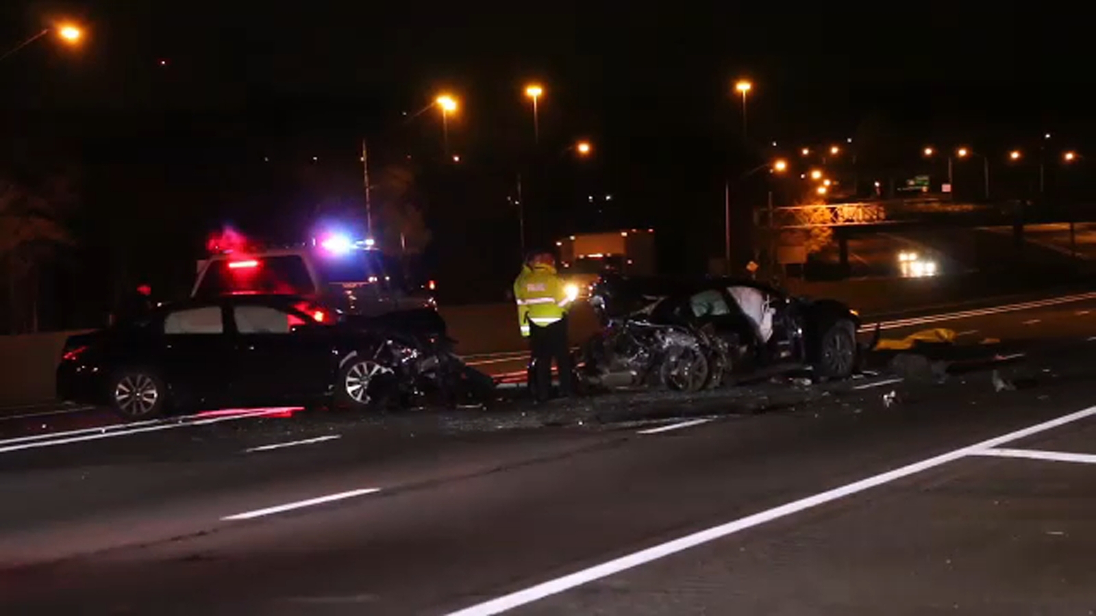 Father dies in multivehicle crash on Long Island Expressway ABC7 New