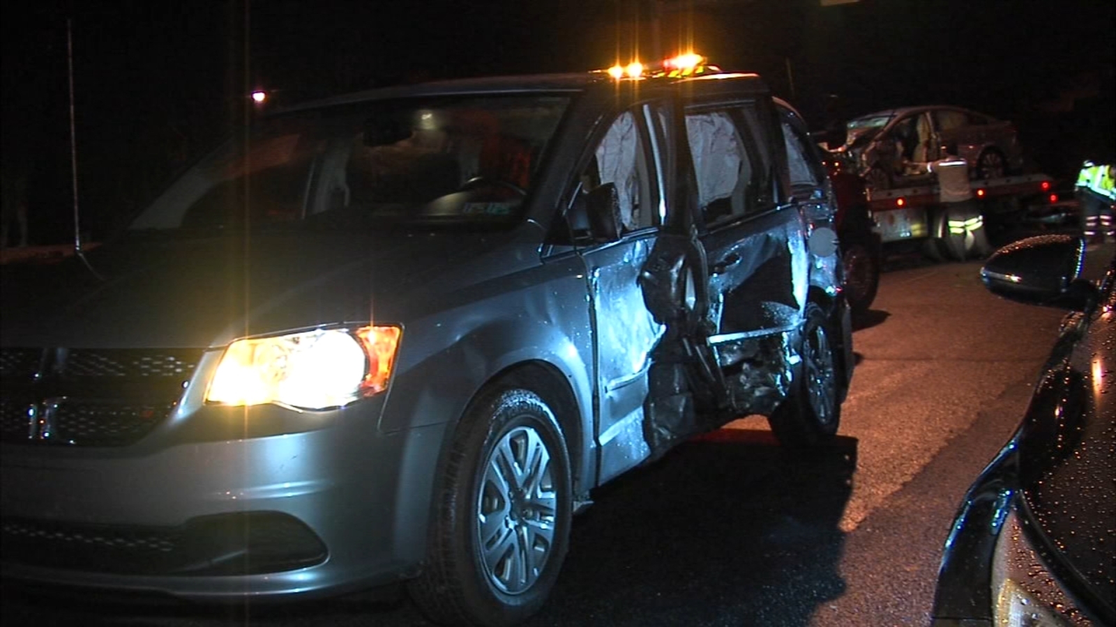 Multivehicle crash in Norristown sends 3 to the hospital 6abc