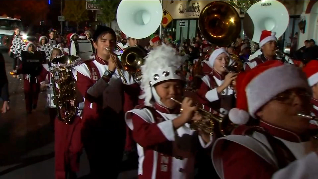 Thousands line Visalia's Main Street for 73rd annual Candy Cane Lane Parade