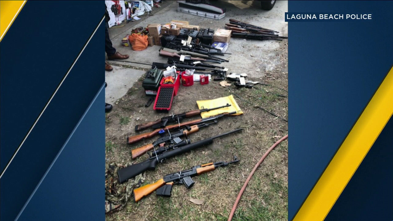 Man arrested after cache of weapons recovered from OC home